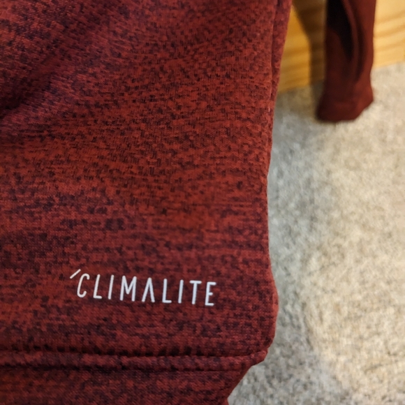 Adidas climalite burgundy zip up jacket - Picture 4 of 4